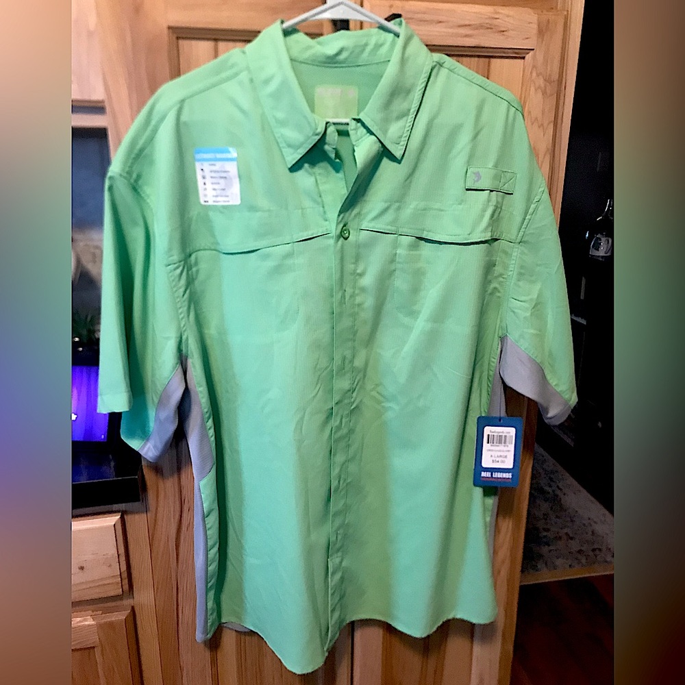 Reel Legends Ultimate Mariner Fishing Shirt Short Sleeve XL